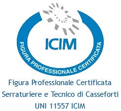 Figura Professionale Certificata - Serraturiere e Tecnico di Casseforti - UNI 11557 ICIM
